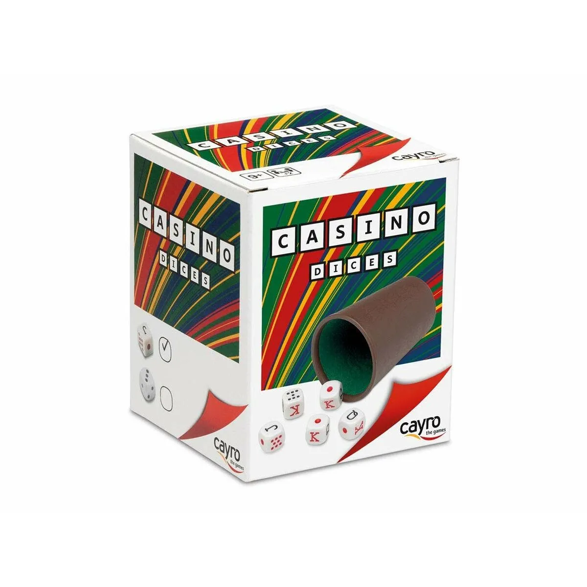 Gobelet Cayro avec Dés de Poker