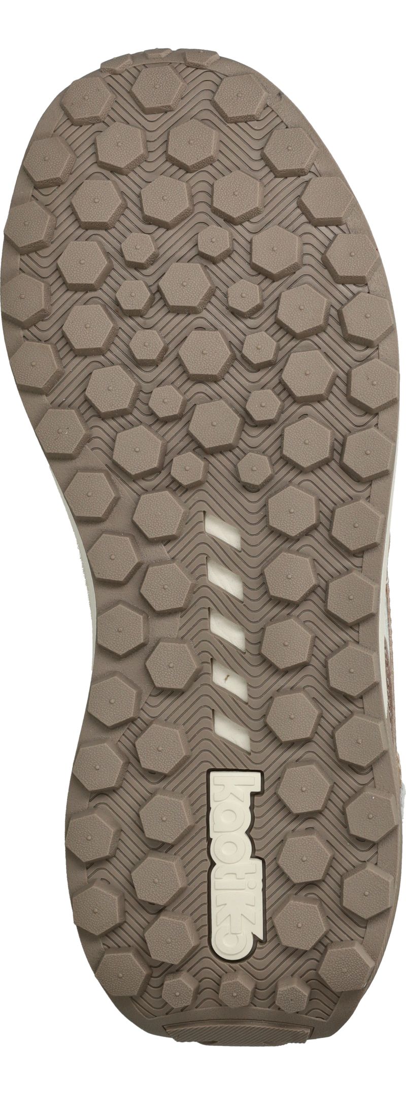 Kaotiko Detroit Gold Sneakers Taupe Dames