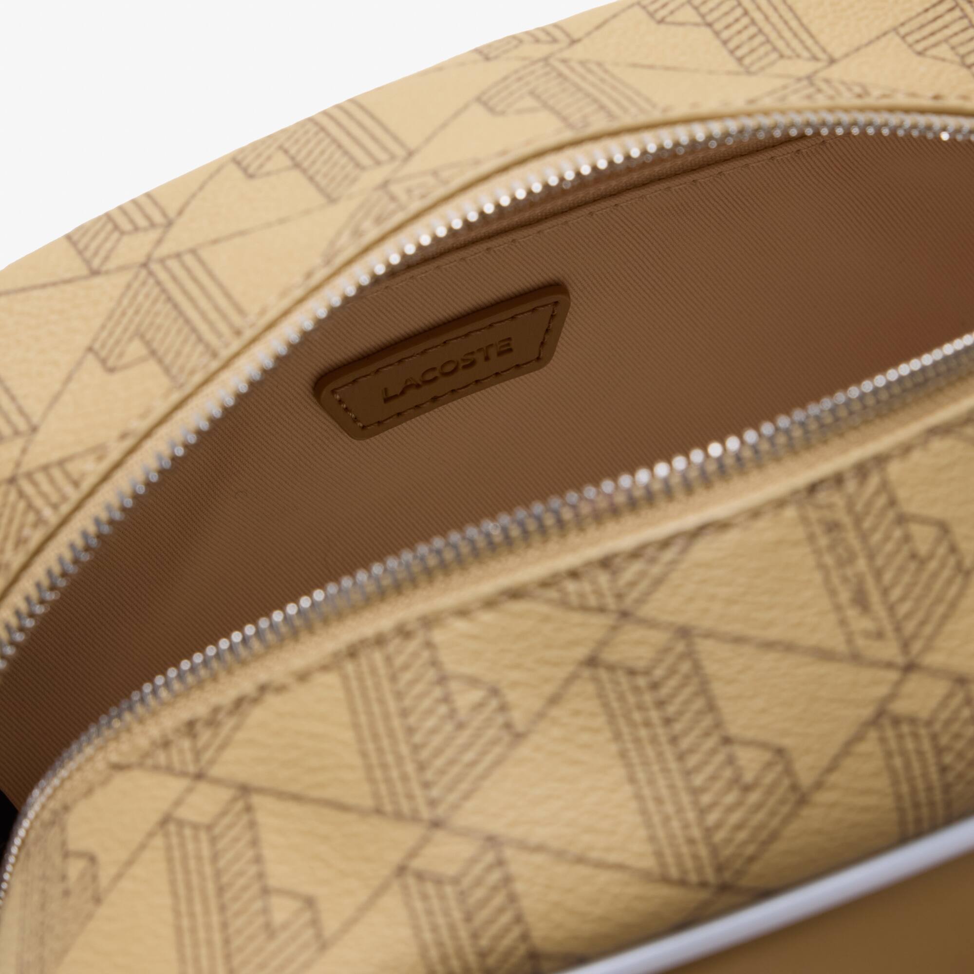 The Blend Kosmetiktasche aus genarbter Textur Kulturtaschen - Beige - Lacoste - Herren