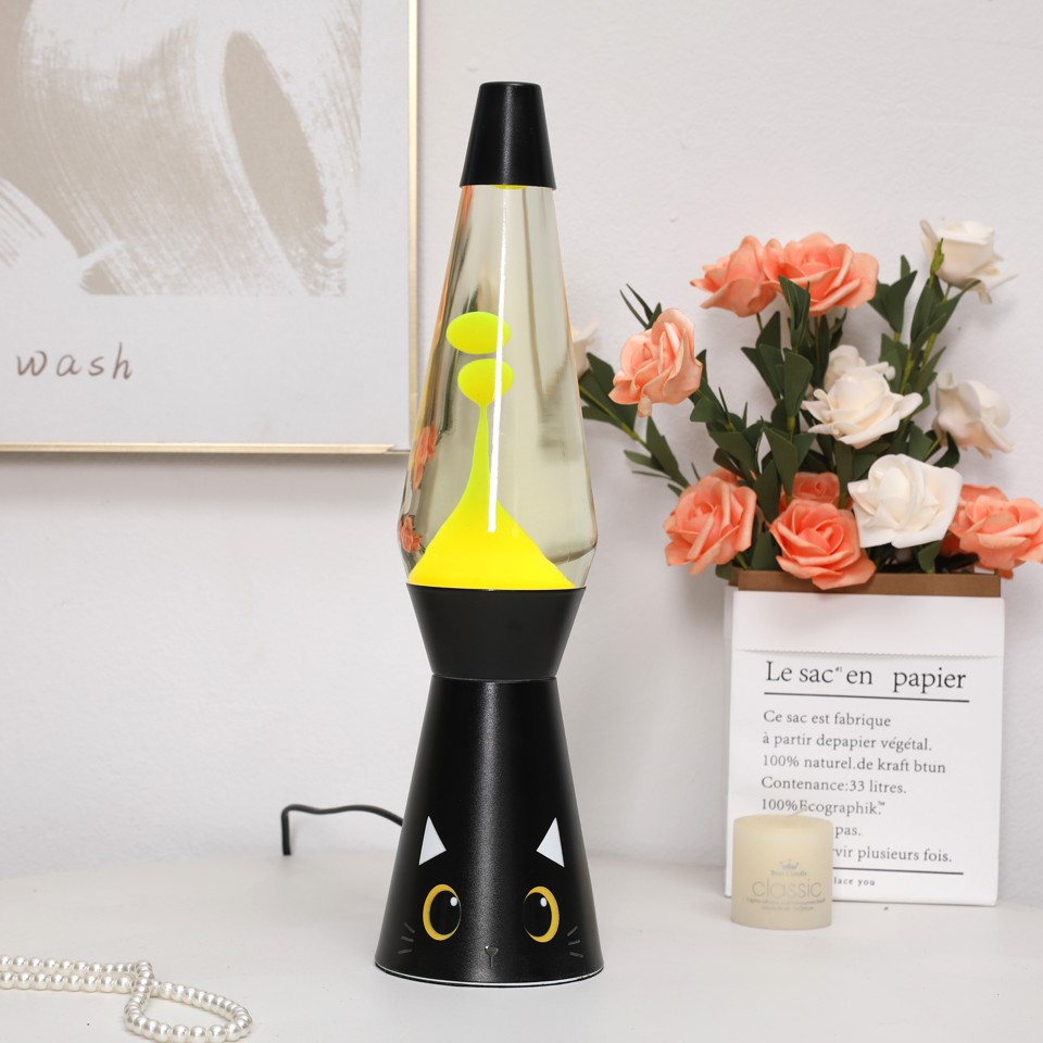iTotal - Lava Lampe 36 cm - Black Cat