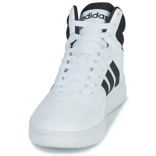 Adidas Sportswear - HOOPS 3.0 MID - Blanc / Noir