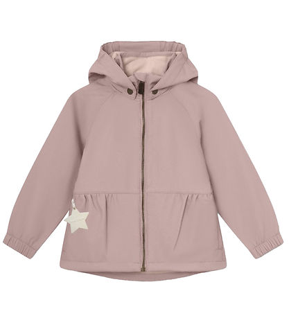 Mini A Ture Softshelljacke m. Fleece - MatBriddi - Cloudy Rose