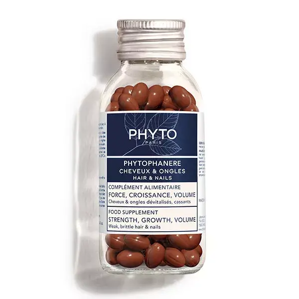 Suplemento alimentar Phyto Phytophanère para cabelo e unhas, 2 x 120 cápsulas