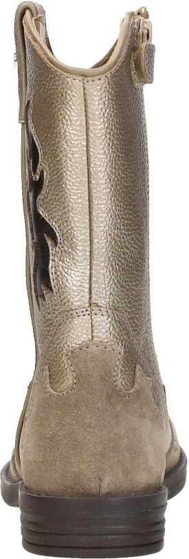 Develab Cowboylaarzen goud Leer Dames