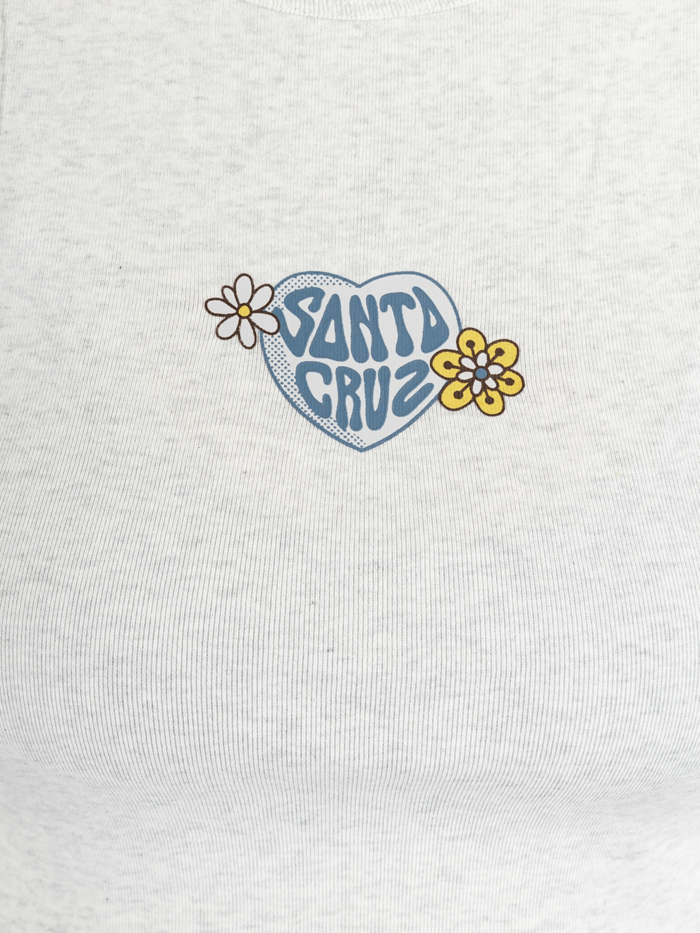 Santa Cruz Balloon Heart Front Tank Top athletic heather