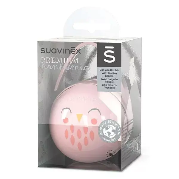 Porta-chupetas Suavinex Bonhomia Duo Rosa