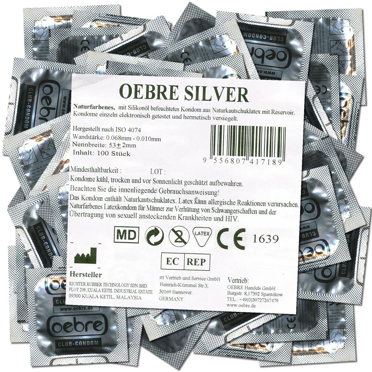 Oebre CLUB-Condom *Silver*