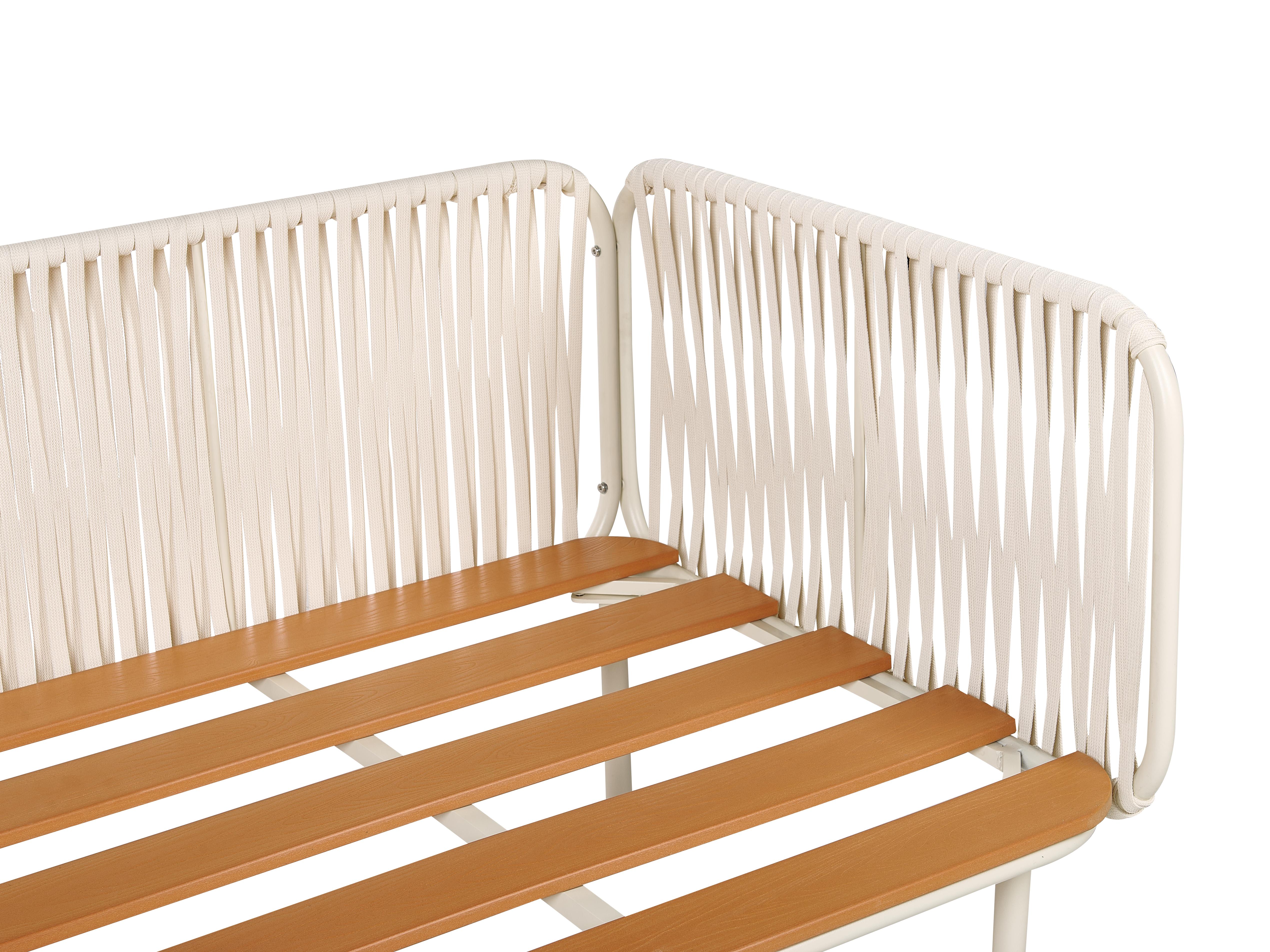 Tuin loungebank 3-zits SENISE Metaal Grijs