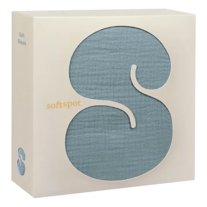 Soft Spot Drap-housse en coton bio 60x120 cm | River