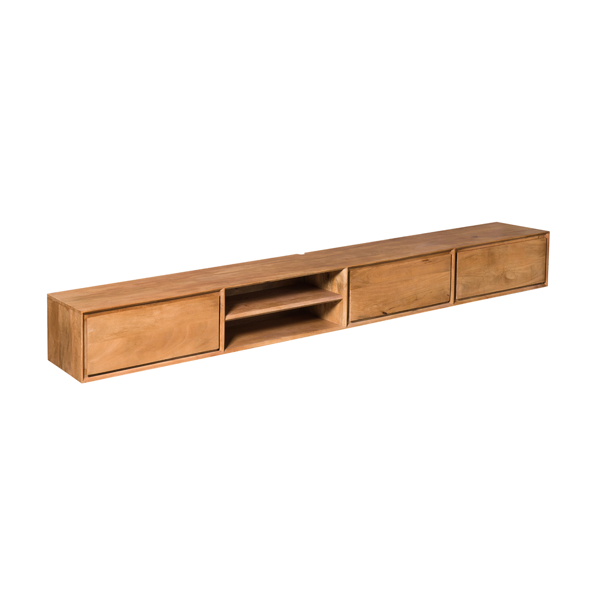 Zwevend Tv-meubel Ambi naturel 240 cm