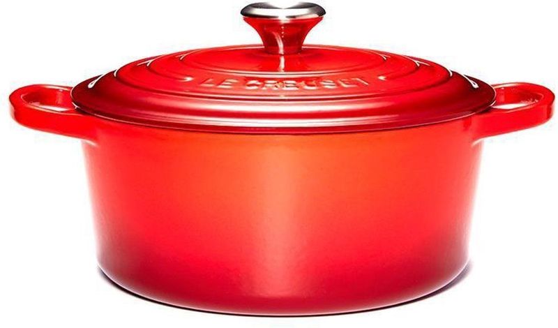 Le Creuset - Braadpan Signature - Kersenrood - Gietijzer - Ø 20 cm