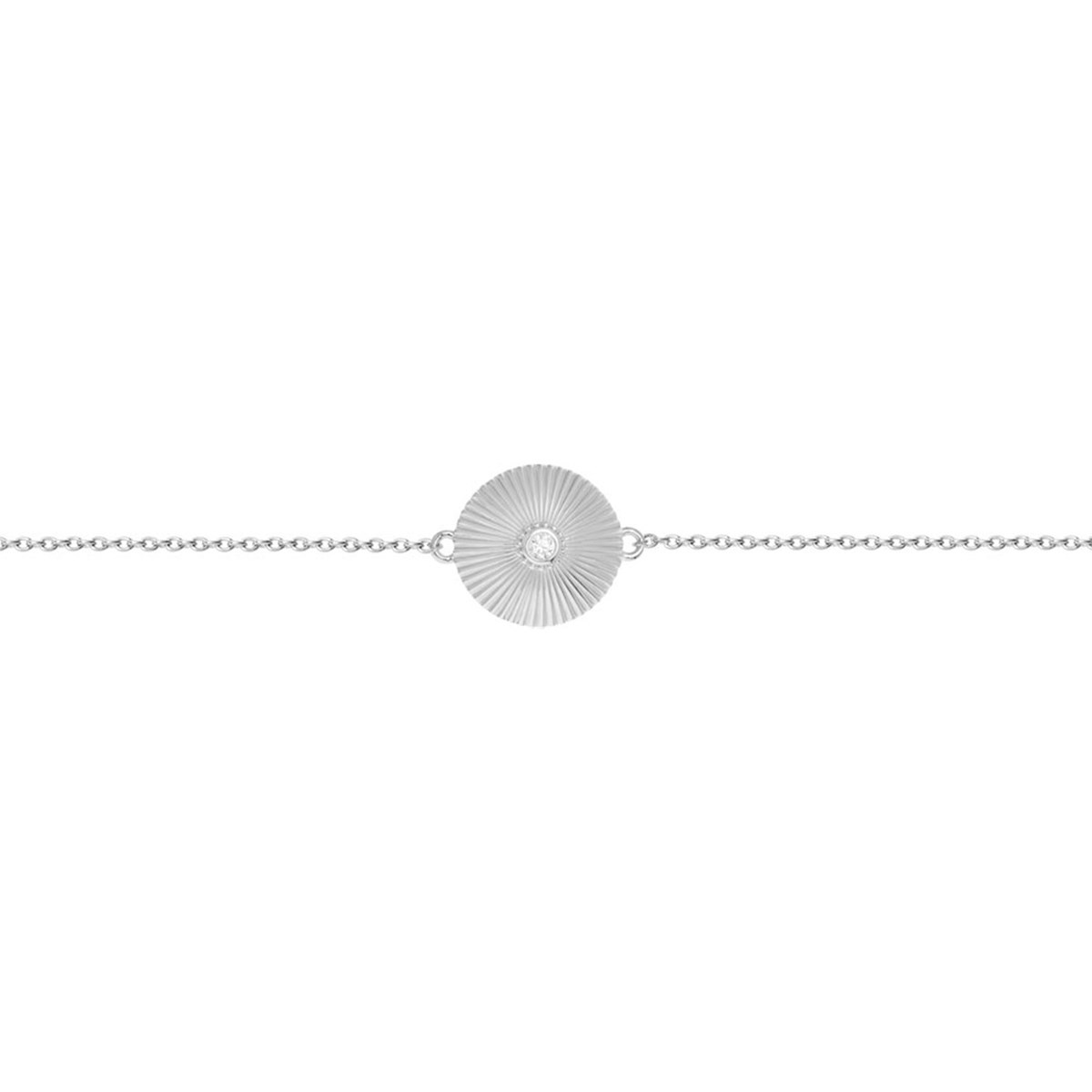 Bracelet Saunier Gatsby argent oxydes