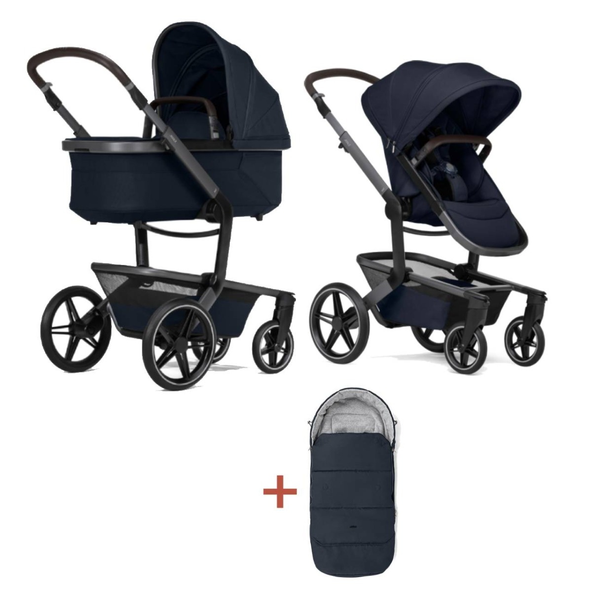 Joolz Day5 complete kinderwagen Navy Blue nu met voetenzak Navy Blue