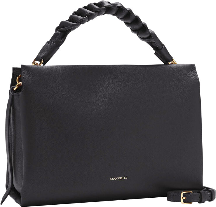 Coccinelle BOHEME GRANA DOUBLE Noir/cuir
