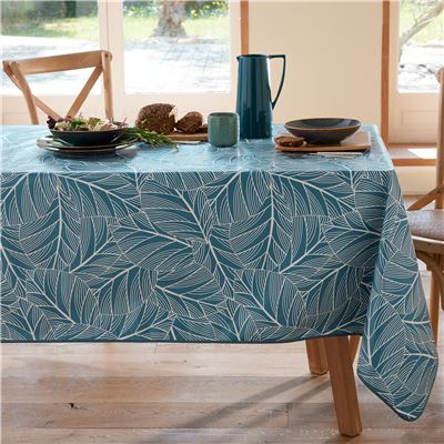 Toile cirée motif feuillage