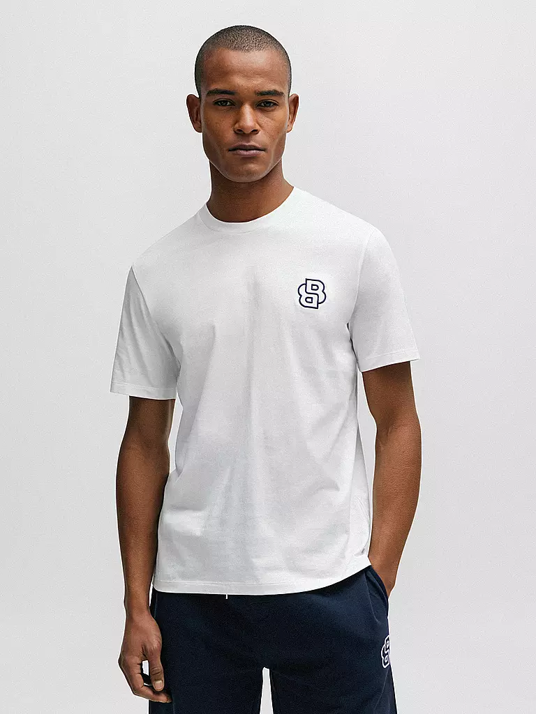 BOSS Loungewear T-Shirt weiss