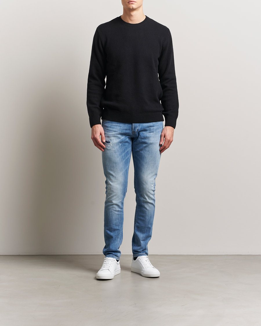 Dondup George Distressed Jeans Light Blue