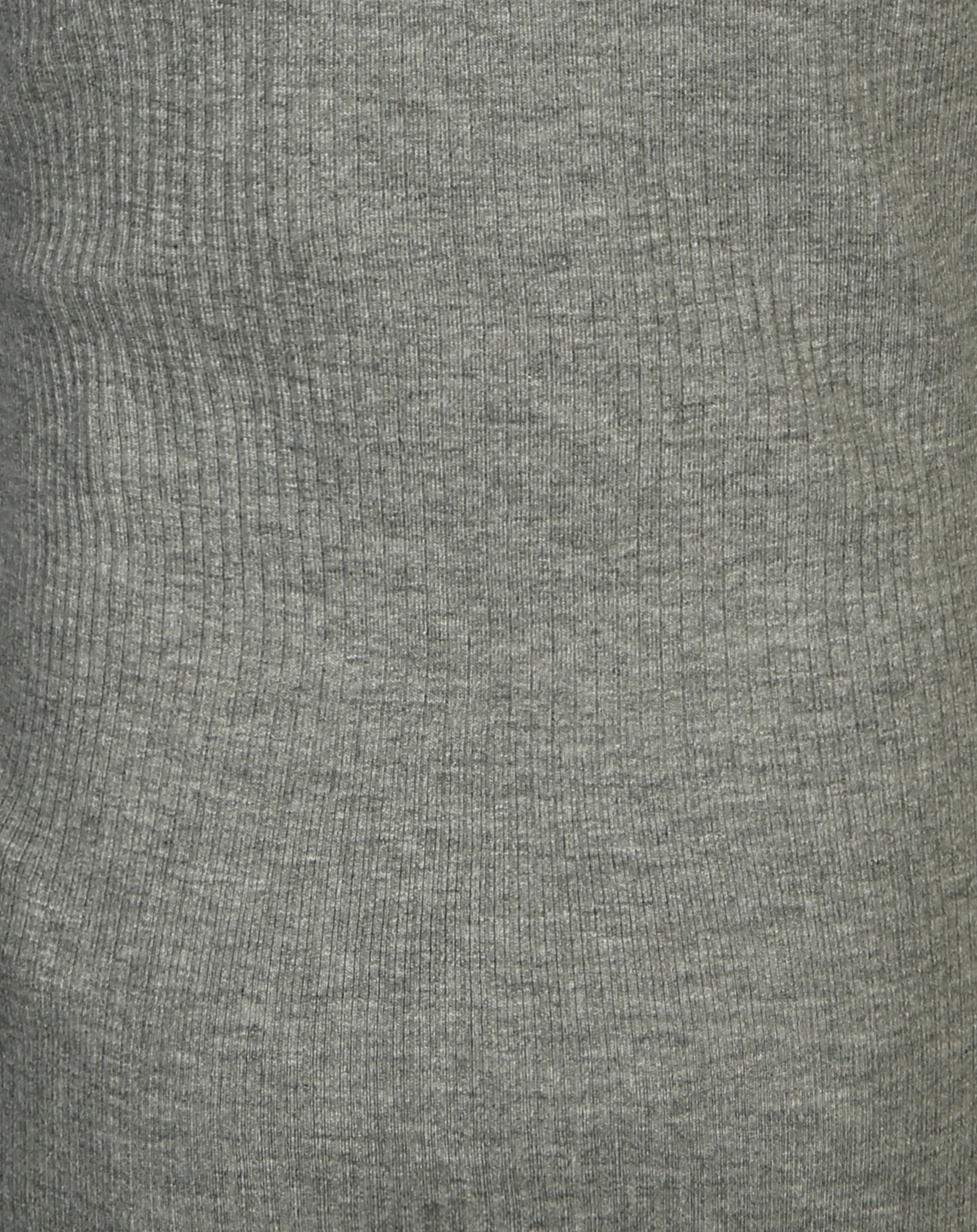 Langarmshirt PLAIN RIB in grey melange