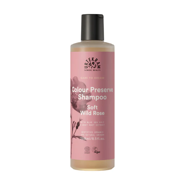 Urtekram Shampoing Cheveux Colorés - Rose Sauvage 250 ml