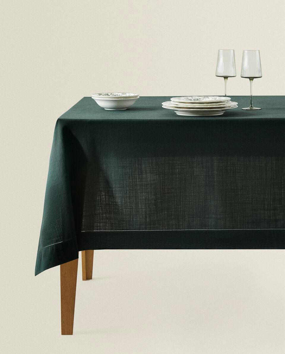 TOALHA DE MESA DE NATAL COM BONDA