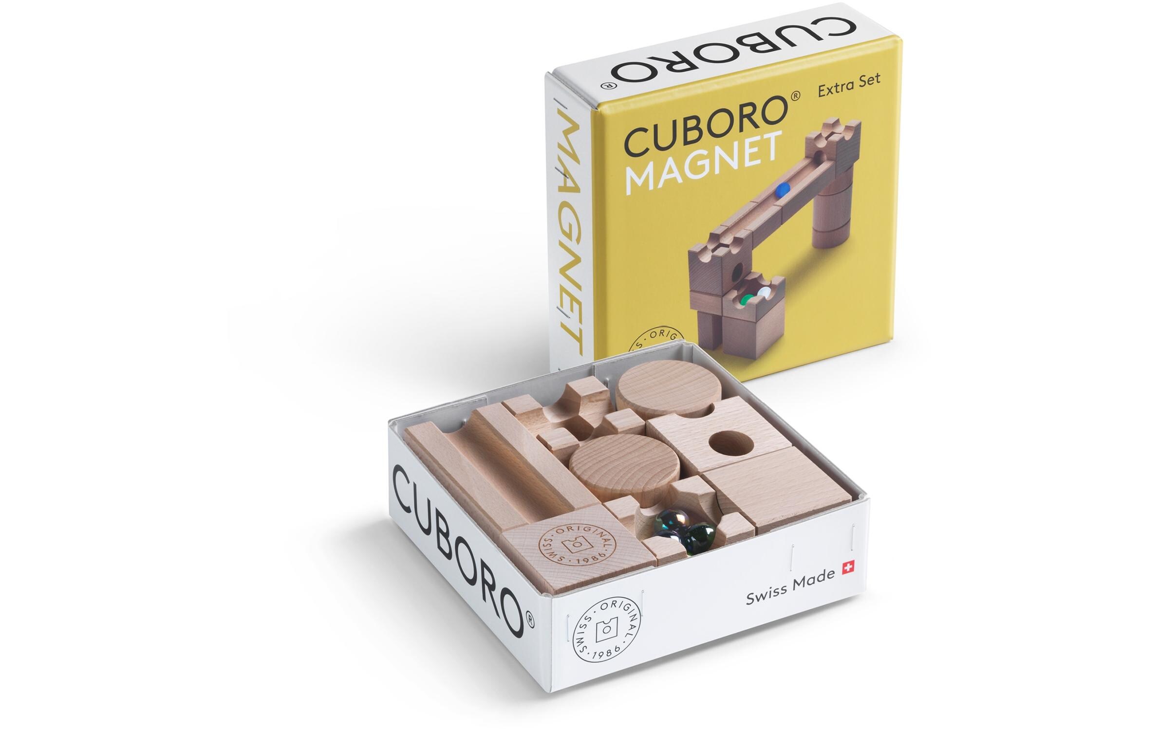Kugelbahn Zubehör CUBORO MAGNET<br>Extra-Set für magische Brücken