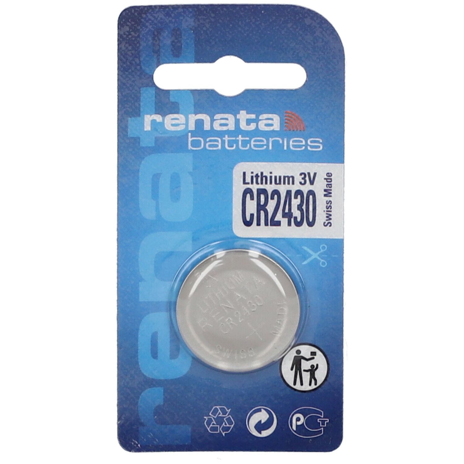 Lithium Knopfzelle CR 2430