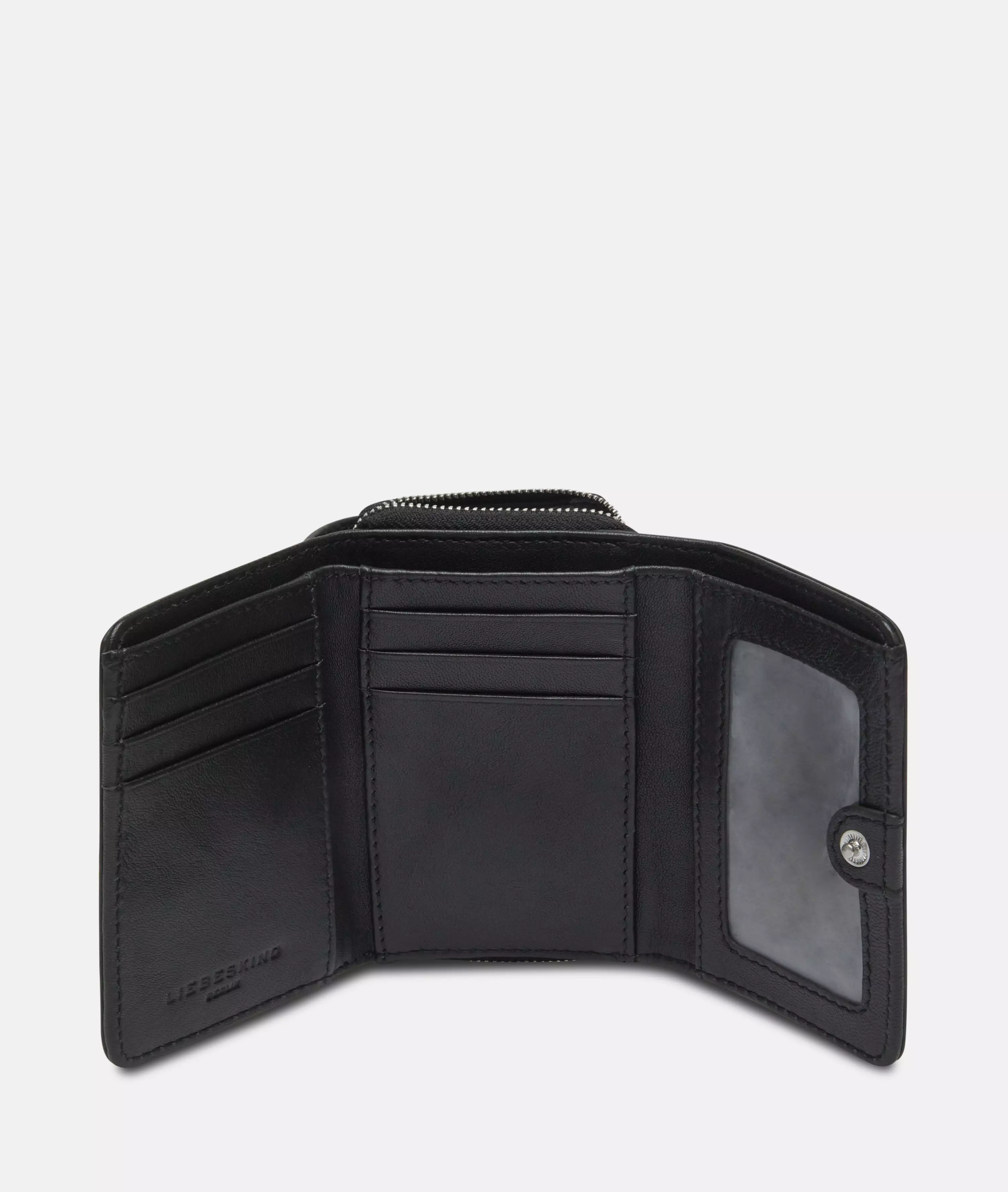 Wallet Spacious wallet made from soft leather with crinkle effect