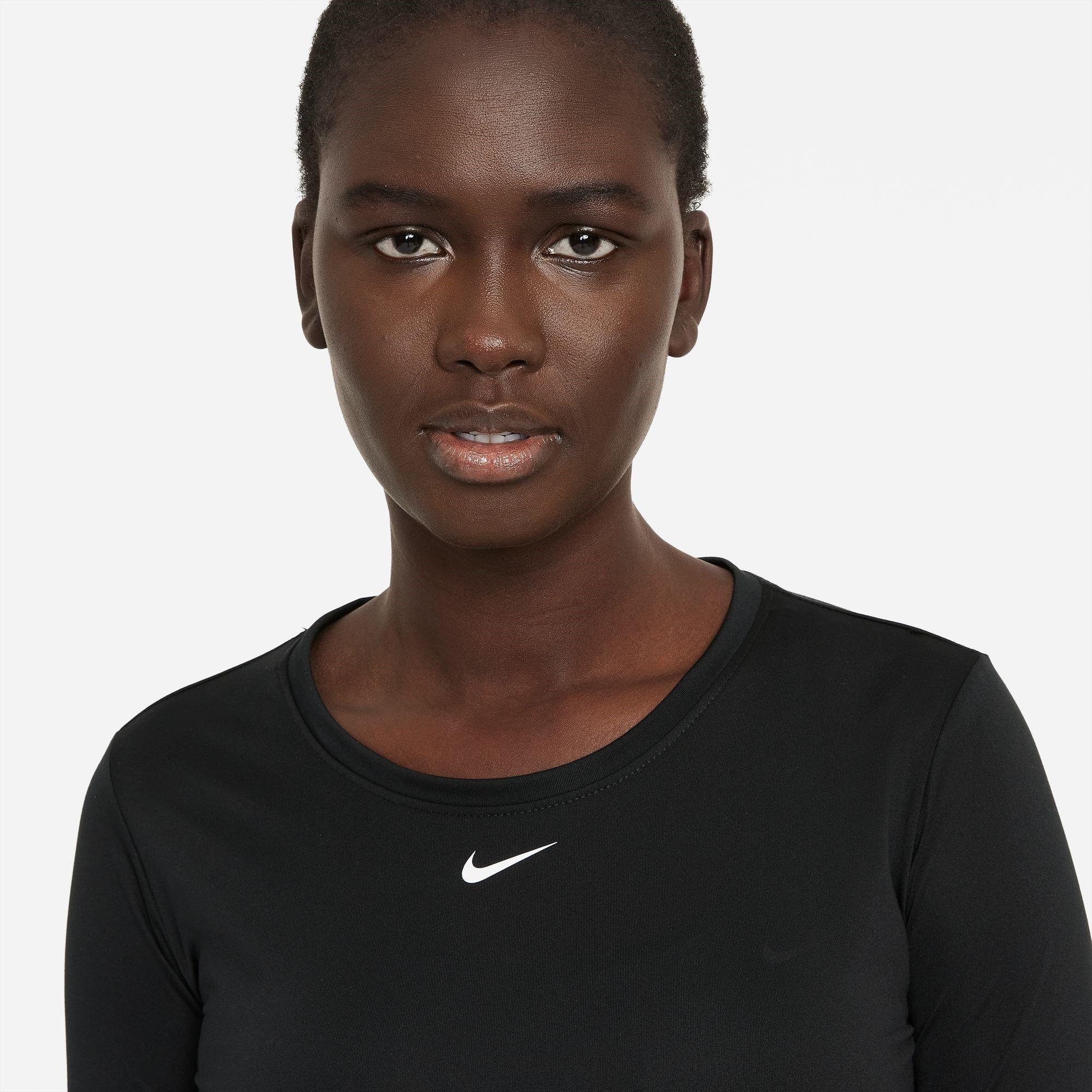 Nike Dri FIT One Womens Standard Fit Long Sleeve Top