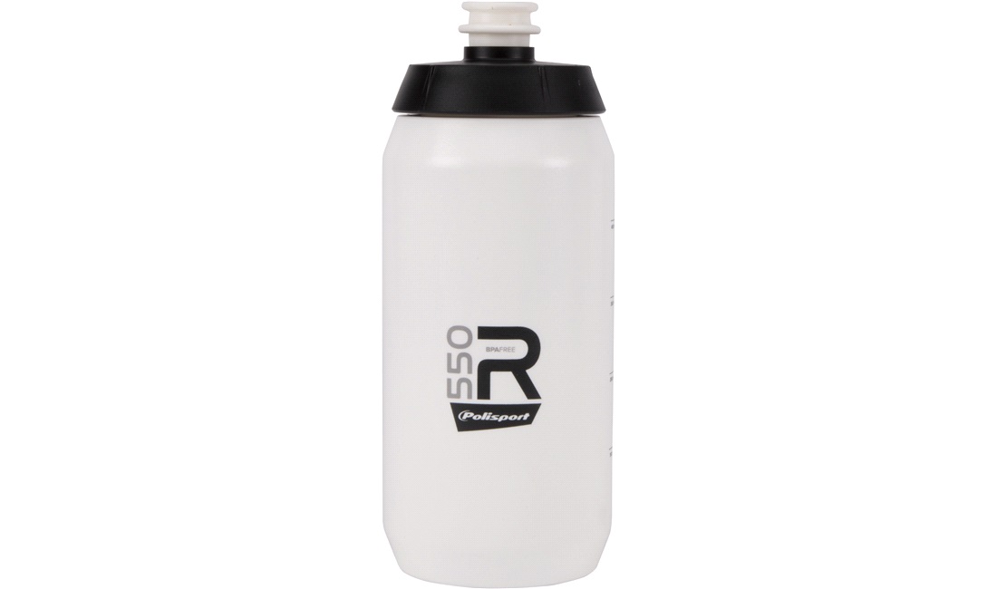 Drikkeflaske Polisport 53g 550ml hvid