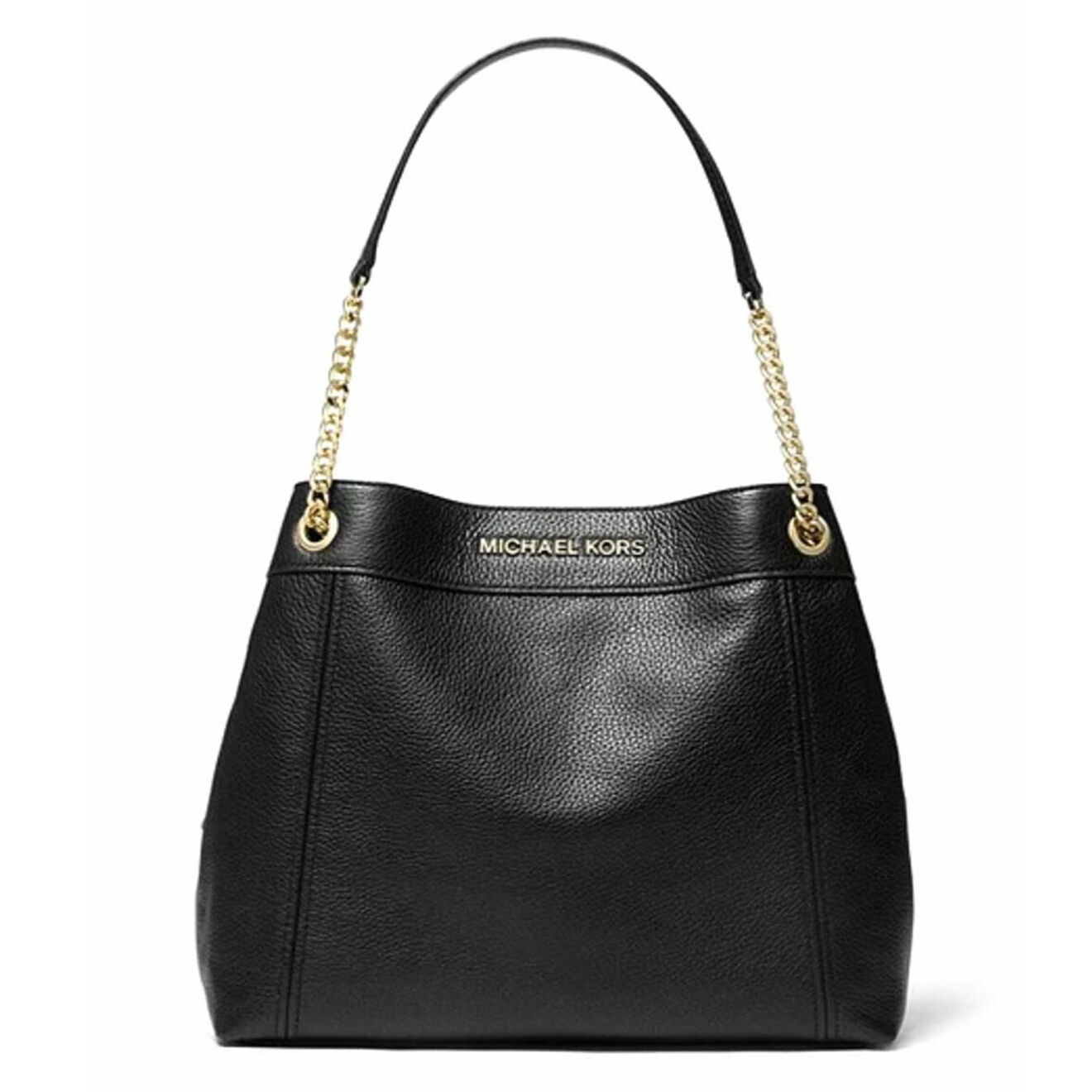 Michael Kors Sac porté épaule en Cuir Jet Set noir - 40x30 cm