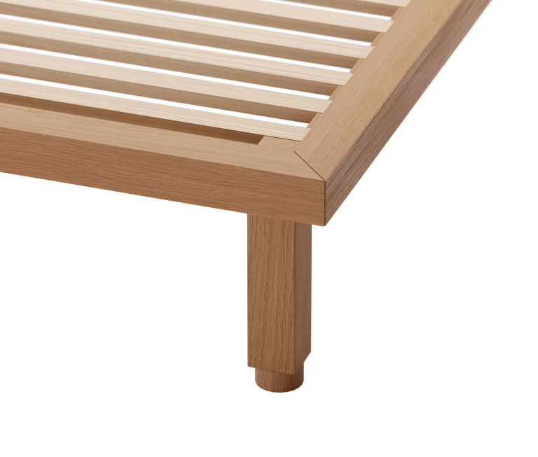 Objekte unserer Tage Kaya bed 160x200 eiken naturel