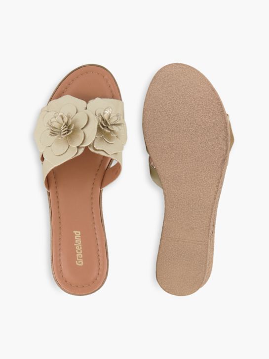 Graceland Pantolette beige