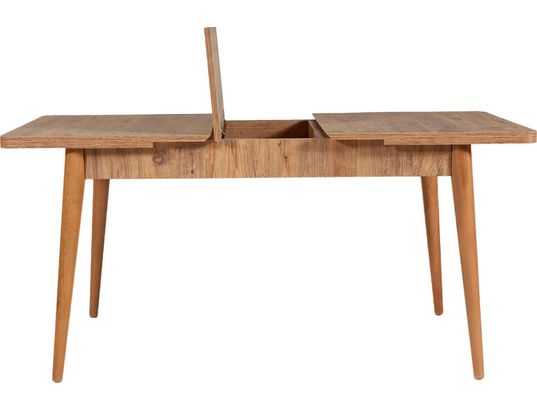 CONCEPT1 - Table Vina extensible pin atlantique 130 x 80 x h77