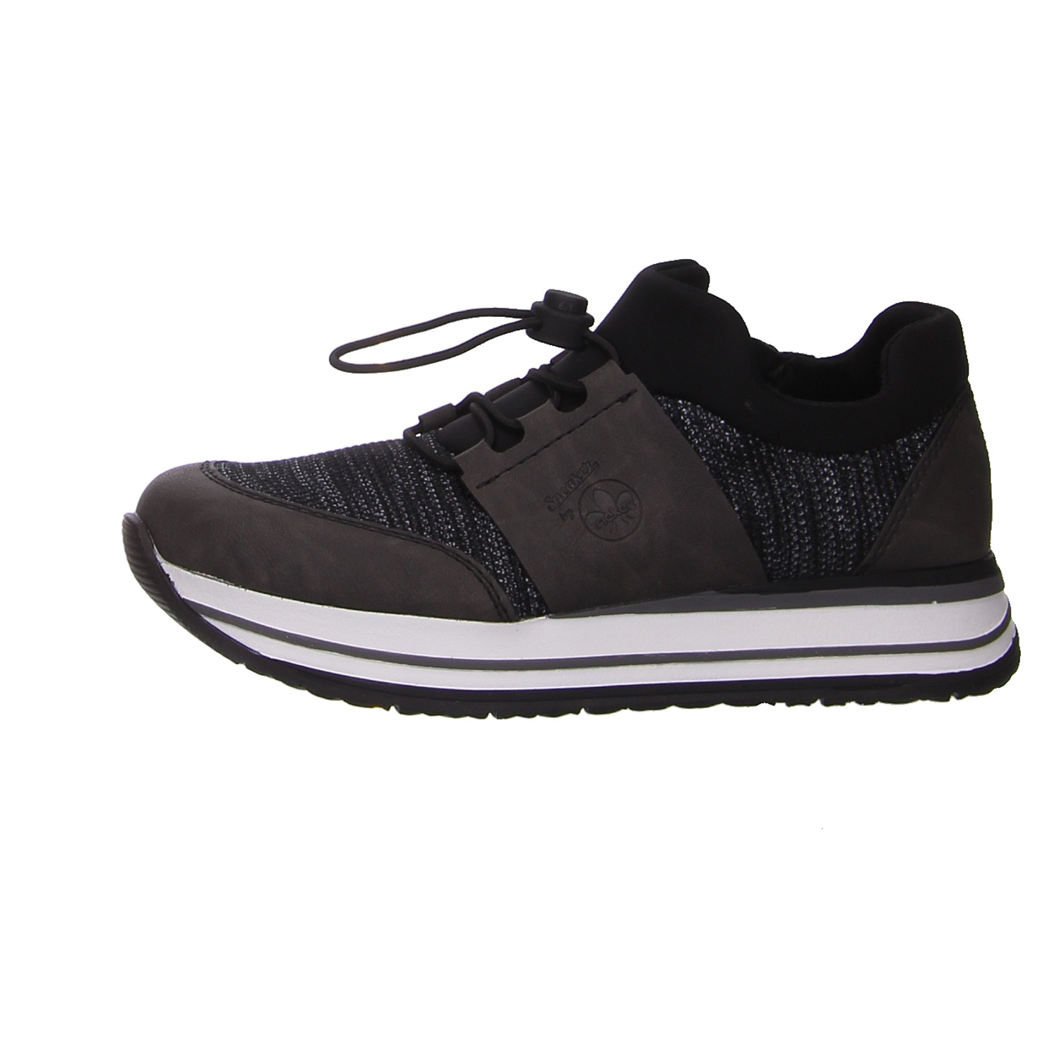 Rieker Schnürschuh grau grau