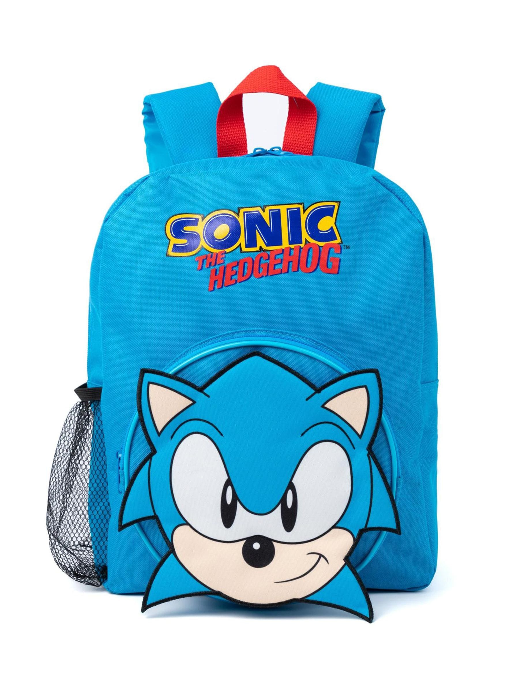 Vanilla Underground Unisex Kids Sonic the Hedgehog Backpack Set 4 Piece
