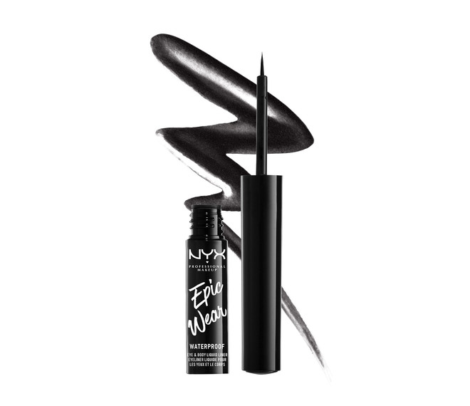 NYX Professional Makeup EPIC WEAR METALLIC Eye & Body Liquid LinerBlack Metal