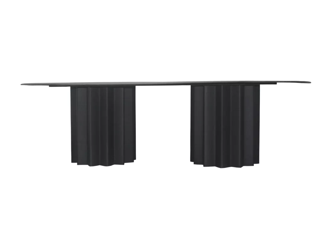 Table basse en métal - Noir - ZABANIA
