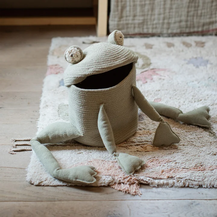 Lorena Canals - Spiel- und Aufbewahrungskorb, mini Rita the Rabbit, creme