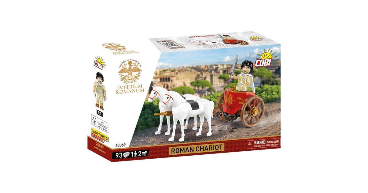COBIImperium Romanum - Romeinse strijdwagen Constructiespeelgoed
