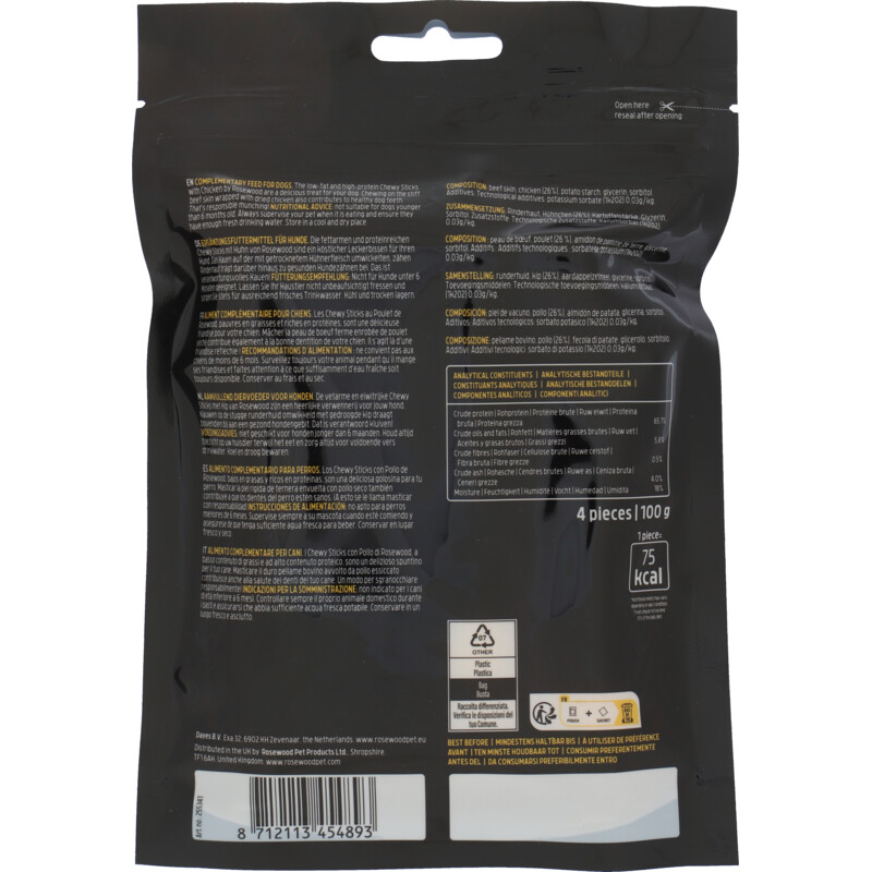 Rosewood Chewy sticks with chicken medium