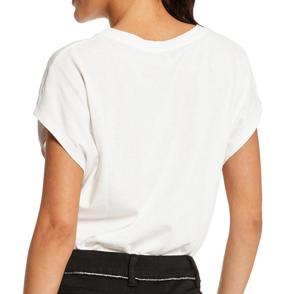 Morgan T-shirt Blanc Femme Morgan Devoti
