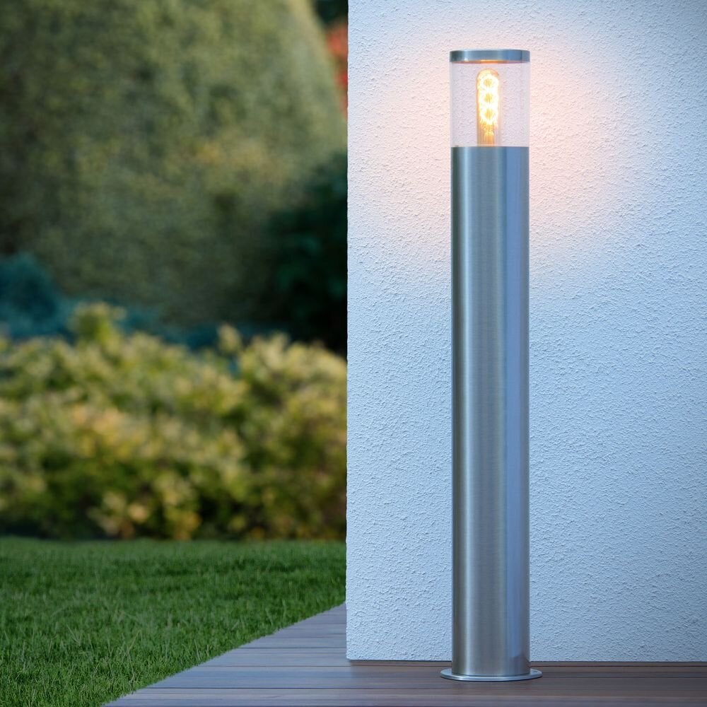 Fedor tuinpadverlichting in mat chroom E27 IP44 795mm