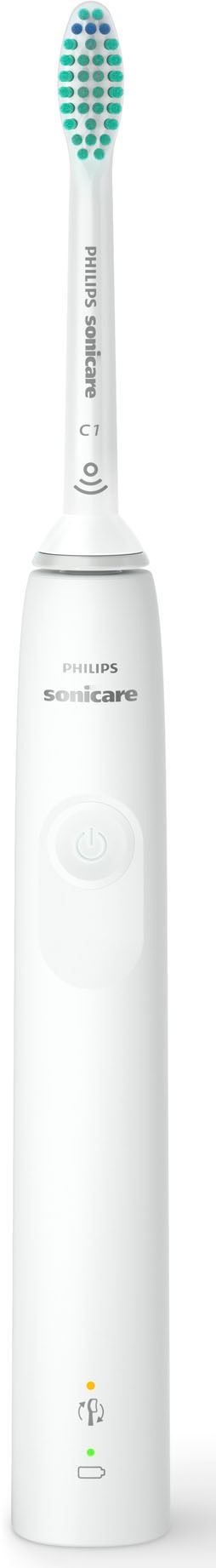 Philips Sonicare Elektrische Zahnbürste »Series 3100 HX3673« 1 Stk. Aufsteckbürsten mit Schalltechnologie, 4-Quadranten-Timer und 2-Minuten-Timer
