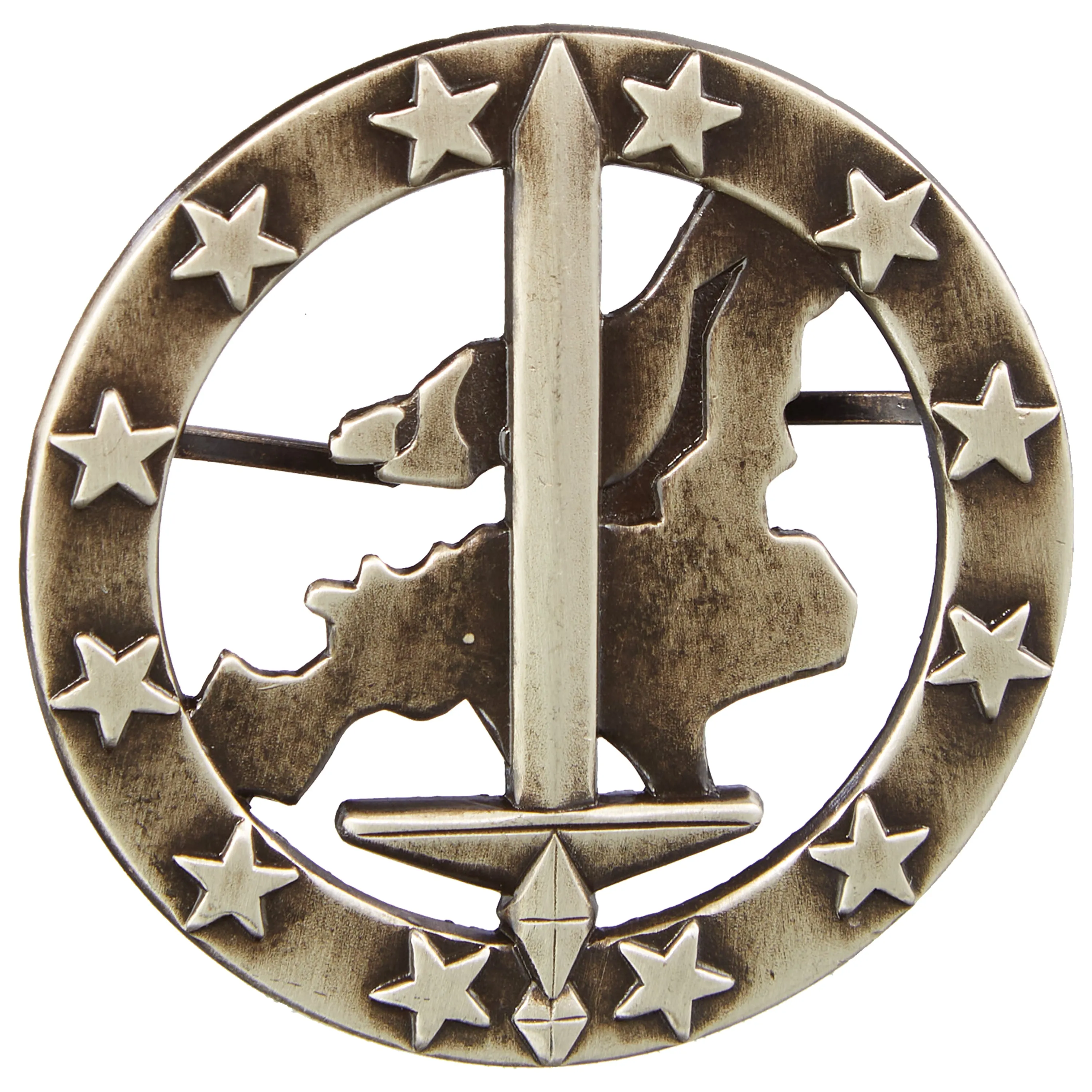 Fritzsch -  Abzeichen BW Barett Eurocorps