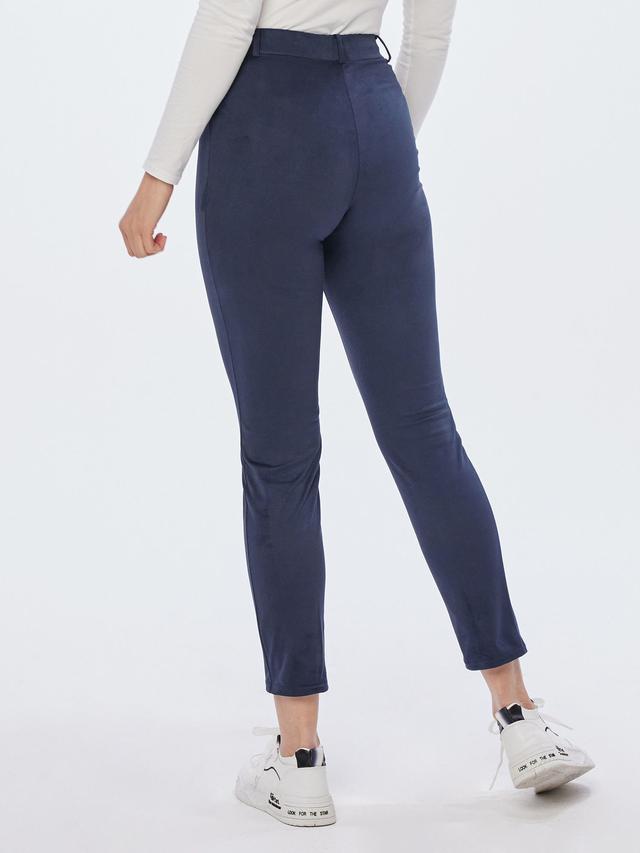 Hose Chloé Velourslederoptik