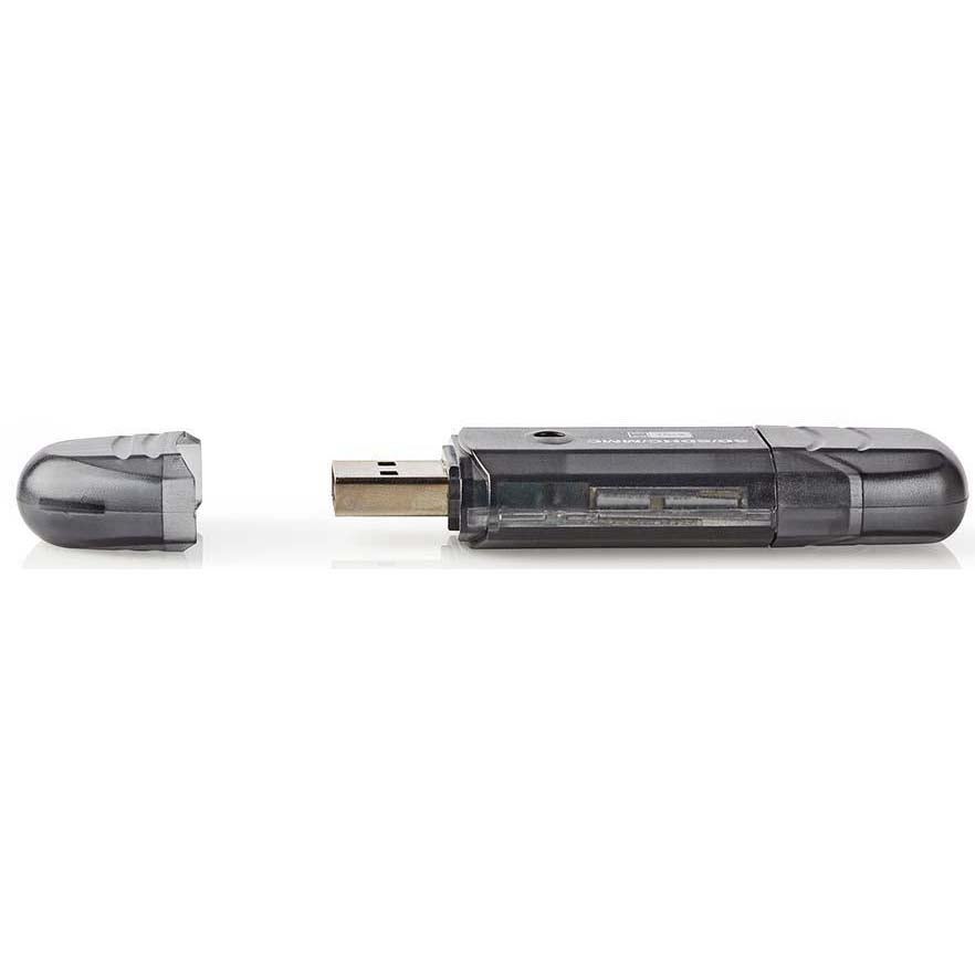 Nedis CRDRU2100BK SD/SDHC/MMC kaartlezer USB