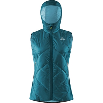 Löffler Hooded PL60 Weste Blue Coral Damen