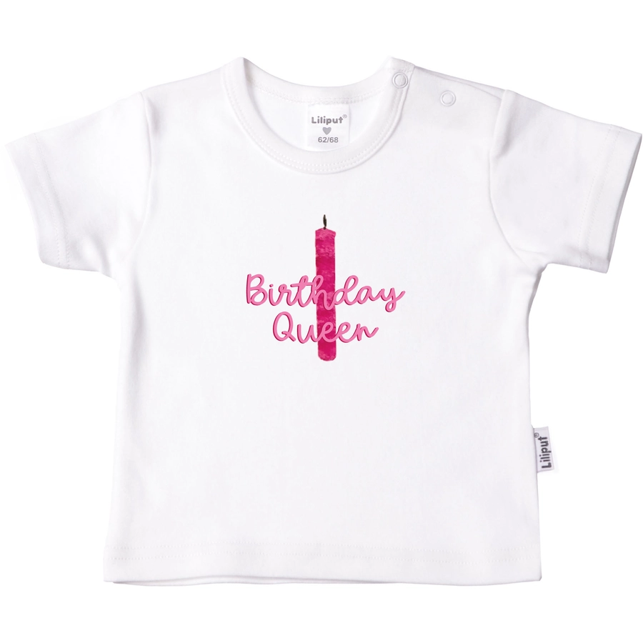 Liliput T-Shirt Birthday Queen weiss