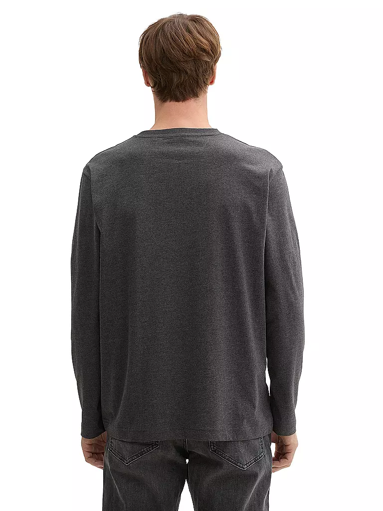 TOM TAILOR Langarmshirt grau