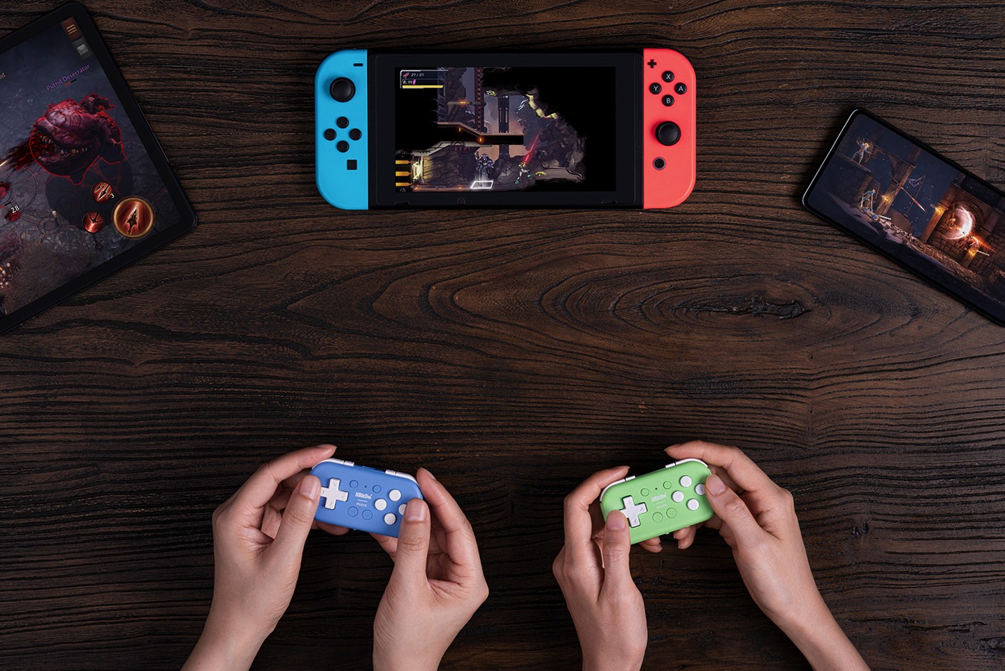 8BitDo Micro Bluetooth Gamepad Blue